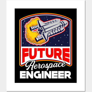 Future Aerospace Engineer Cute Engineering Student Posters and Art